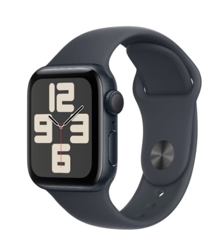 Apple Watch SE(2024)GPS 40mm Midnight Alumin Case Midnight Sport Band S/M